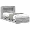 vidaXL Voodiraam ladustamisega peaga Hall Sonoma 90 x 190 cm Tehispuit