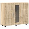 vidaXL Puidust kapp Sonoma tamm 88,5 x 30,5 x 73 cm Tehispuit