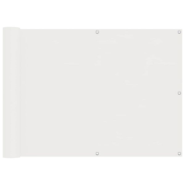 vidaXL R&otilde;du Eesriie Valge 75 x 200 cm PU kaetud Oxford alu