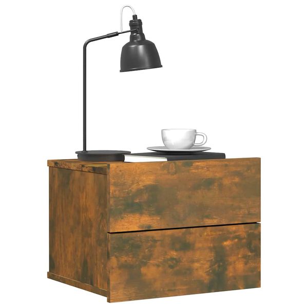 vidaXL &ouml;&ouml;kapp, suitsutatud tamm, 40 x 30 x 30 cm, tehispuit