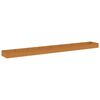 vidaXL taimekast, 770 x 100 x 36 cm, Corten-teras