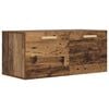 vidaXL Seinekapp Seinale kinnitav Vana puit 80 x 36,5 x 35 cm