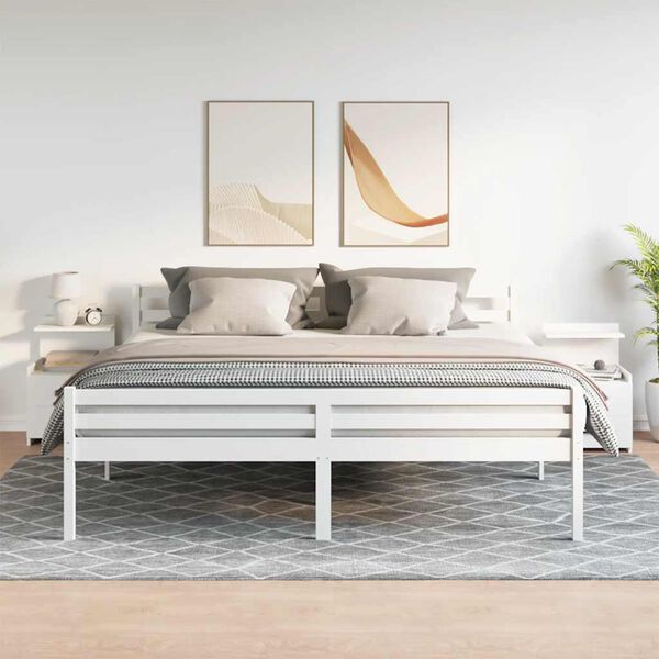 vidaXL öökapid 2 tk 2 sahtliga, valged, 40 x 36,5 x 62 cm