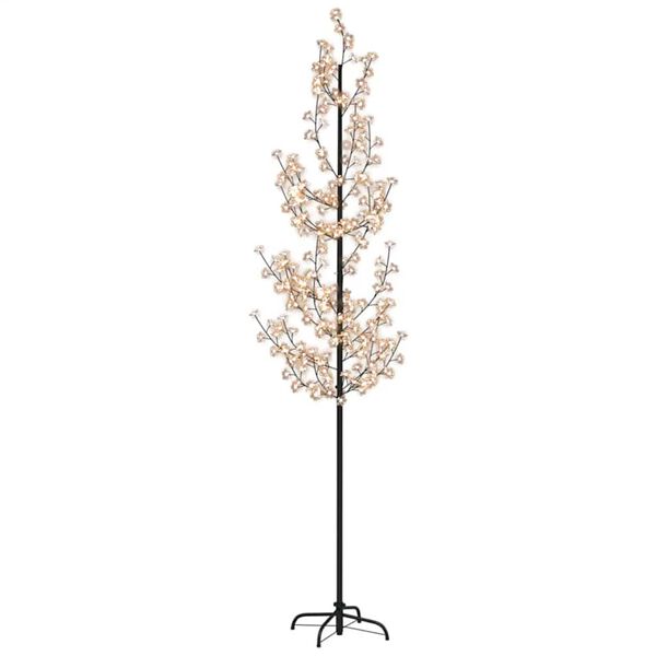 vidaXL kirsiõitega LED-puu, soe valge, 368 LEDi, 300 cm