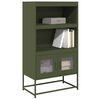 vidaXL Highboard Olive Green 68x39x123 cm Teras