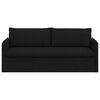 vidaXL Diivan Must &Uuml;ldm&otilde;&otilde;tmed: 196 x 82 x 85 cm (L x S x K) Samet