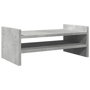 vidaXL monitorialus, betoonhall, 50 x 27 x 20 cm, tehispuit