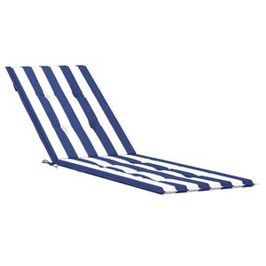 vidaXL terrassitooli istmepadi, sinise/valge triibuline, oxford kangas