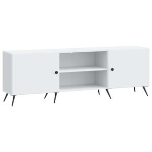 vidaXL Telerikapp Valge 150 x 31 x 50 cm Tehispuit