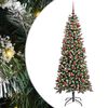 vidaXL Tehisj&otilde;ulupuu Roheline 180 cm PVC, Plastikk ja Teras
