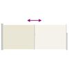 vidaXL lahtit&otilde;mmatav k&uuml;lgsein, 120 x 300 cm, kreemjas
