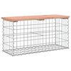 vidaXL gabioonpink, 83 x 31,5 x 42 cm, ebatsuuga puit
