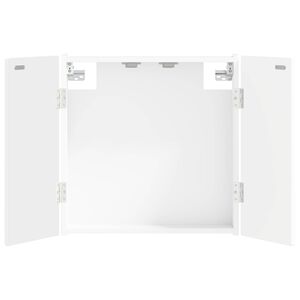 vidaXL Dartboardi kapp ARNHEM Valge 52,5 x 10,5 x 53,5 cm Tehispuit