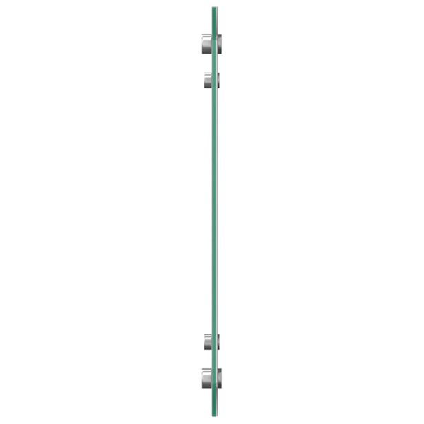 vidaXL Kögi Splashback Helehall 70 x 40 x 0,6 cm karastatud klaas