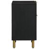 vidaXL &ouml;&ouml;kapp, must, 50x33x60 cm, tehispuit