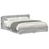 vidaXL Voodiraam ladustamisega Hall Sonoma 200 x 200 cm Tehispuit