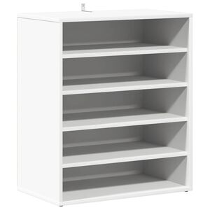 vidaXL kingakapp, valge, 60 x 35 x 70 cm, tehispuit