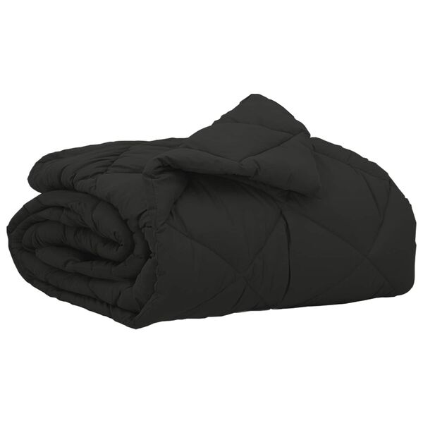 vidaXL Suvised teki Must 220 x 155 cm Mikrokiud