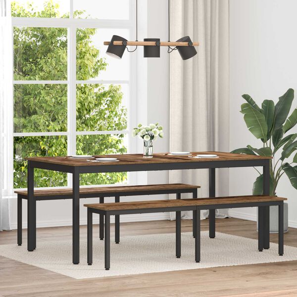 vidaXL pink Vana puit 160 x 35 x 45 cm Tehispuit