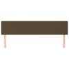 vidaXL voodipeatsid, tumepruun, 200x5x78/88 cm, kangas