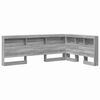 vidaXL Hoiustamispeatoe riiuliga peaga Hall Sonoma 120 cm Tehispuit
