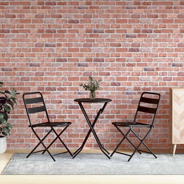 vidaXL 3D seinapaneelid 10 tk, punane, 100 x 50 cm, EPS