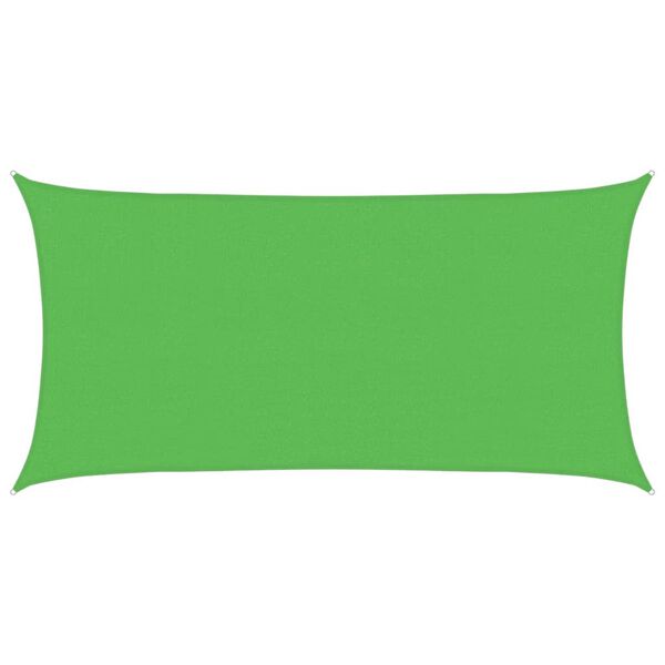 vidaXL p&auml;ikesepuri 160 g/m&sup2; ristk&uuml;lik, heleroheline, 2,5 x 5 m, HDPE