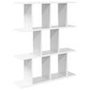 vidaXL Seinariiul Valge 102 x 20 x 96 cm Tehispuit