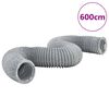vidaXL v&auml;ljalaskekanal, PVC, 6 m, &Oslash;15 cm