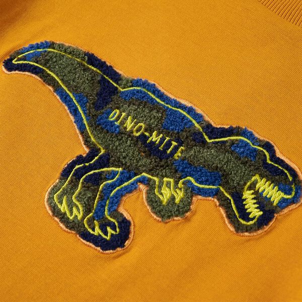 Pikkade varrukatega lastes&auml;rk, ooker, 140