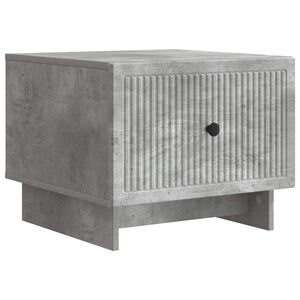 vidaXL Kohvilaud sahtliga Betoonhall 49 x 50 x 40 cm Tehispuit