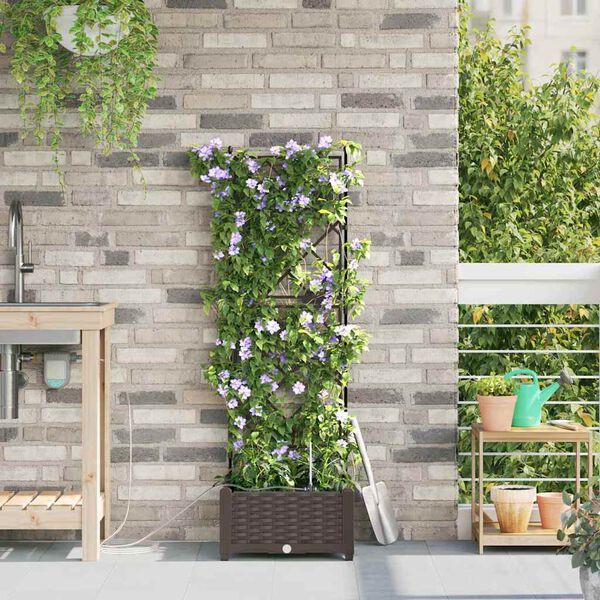 vidaXL Aia istutuspot Pruun 40 x 40 x 126 cm Teras