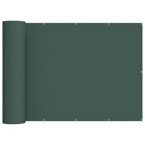 vidaXL Baldahhiin 200 x 500 cm PU kaitsega kangas Tumeroheline