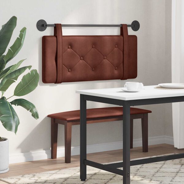 vidaXL Rippuv Peatoe Seinale kinnitatav K&uuml;&uuml;riv Pruun 100 cm Antiik PU