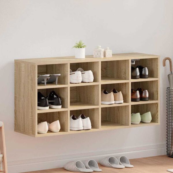 vidaXL Kinga kapp riiuliga Sonoma tamm 103 x 30 x 51 cm Tehispuit