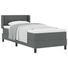 vidaXL Karbi vedrumadrats peaga Tumehall 200 x 80 cm kangas