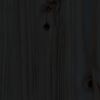 vidaXL päevavoodi, must, 90 x 190 cm, männipuit