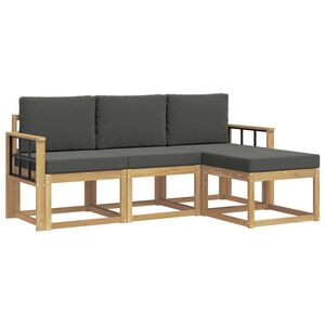 vidaXL V&auml;li diivanikomplekt 4 pcs