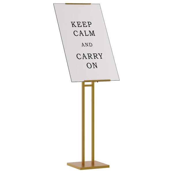 vidaXL Messin&auml;itus Displays Kuldne 26,5 x 26,5 x 150 cm Teras