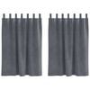 vidaXL Pimendavad kardinad 2 tk Helehall 140 x 140 cm Samet