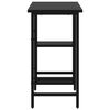 vidaXL arvutilaud, must, 80 x 40 x 72 cm, MDF ja metall