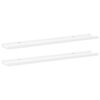 vidaXL pildiraami seinariiulid 2 tk, valge, 80 x 9 x 3 cm MDF