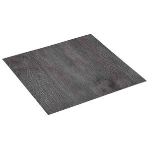 vidaXL P&otilde;randaplaadid 5,11 m&sup2; 55 pcs PVC Must ja Hall