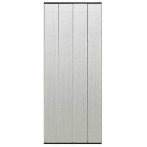 vidaXL putukakardin uksele, võrkkardinaga, must, 100x220 cm, polüester