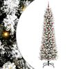vidaXL Tehisj&otilde;ulupuu koos alusega Valge 240 cm PVC, metall ja plastik