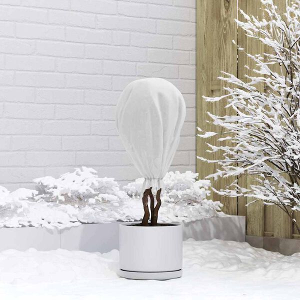 vidaXL K&uuml;lmakaitse taime fleece Valge 100 x 1,6 m Mitte-kootud kangas