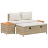 vidaXL V&auml;li diivanikomplekt 4 -Seater 4 tk 55 x 30 x 39 cm Ristk&uuml;lik