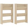 vidaXL seina kingakapid 2 tk, Sonoma tamm, 60x18x90 cm, puitlaastplaat