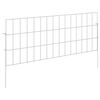 vidaXL Aia aed koos toega 24 pcs 75 x 30 cm Mesh Tsingitud teras
