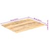 vidaXL lauaplaat tugevast mangopuidust 15–16 mm 70 x 60 cm